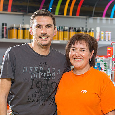 Gabriele Lehner und Peter Wöss
